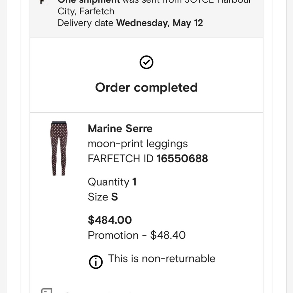 Marine serre leggings in brown